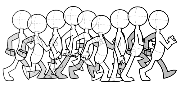 Image with walking cartoon man for article How to Make an Animation in 2D and 3D for Beginners